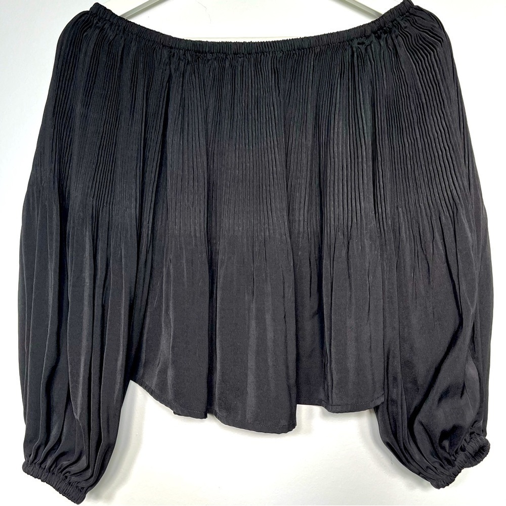 Express off shoulder balloon sleeve blouse size XXS